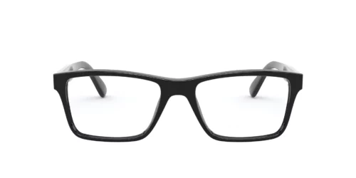 W44 - Black frame / Clear lenses