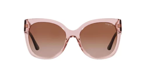 282813 - Pink Transparent frame / Brown Gradient lenses