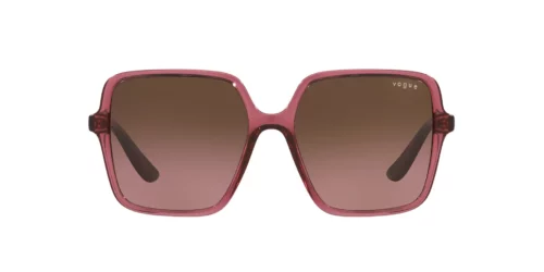 286514 - Transparent Coral frame / Pink Gradient Brown lenses