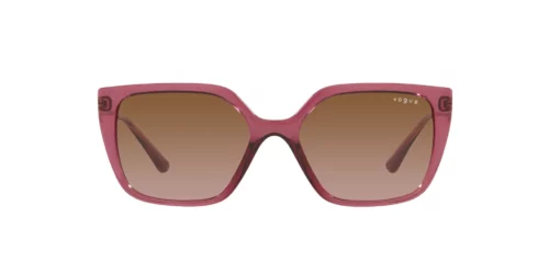279813 - Transparent Purple frame / Brown Gradient lenses