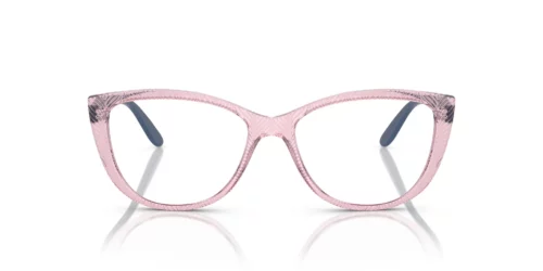 3044 - Transparent Light Pink frame / Clear lenses