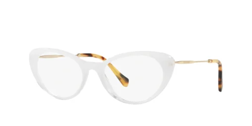 Miu Miu  MU05RV White Glitter Grad Transp Frame