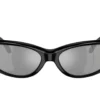 Arnette AN4302 Recycled Black / Grey Mirror Silver 80 Polar