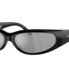 Arnette AN4302 Recycled Black / Grey Mirror Silver 80 Polar