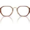 Giorgio Armani  AR7282 Striped Brown Frame