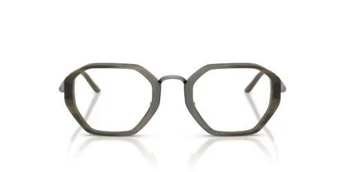Giorgio Armani  AR7282 Armação Verde Listrada em EyeWearThese