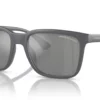Armani Exchange AX4112SU Matte Grey / Grey Mirror Silver Polar