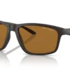 Armani Exchange AX4122S Matte Brown / Polar Brown