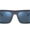 Armani Exchange AX4124SU Matte Blue / Dark Blue Mirror Blue