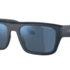 Armani Exchange AX4124SU Matte Blue / Dark Blue Mirror Blue