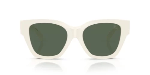 421871 - White frame / DARK GREEN lenses
