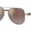 Michael Kors MK1121 Mink / Caramel Silver Flash