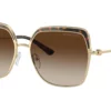 Michael Kors MK1141 Light Gold / Dark Tort Insert / Brown Gradient