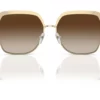 Michael Kors MK1141 Light Gold / Dark Tort Insert / Brown Gradient