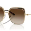 Michael Kors MK1141 Light Gold / Dark Tort Insert / Brown Gradient