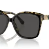 Michael Kors MK2201 Black / Amber Tortoise / Dark Grey Solid