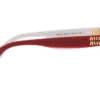 Miu Miu  MU02VV Red White Frame