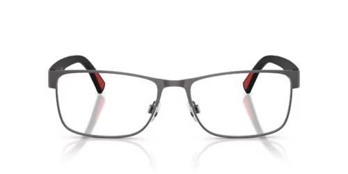 9215 - Semishiny Dark Gunmetal frame / Clear lenses