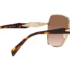 Prada PR64ZS Pale Gold / Brown Gradient