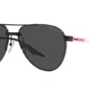 Prada Sport PS51YS Matte Black / Dark Grey