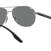Prada Sport PS52VS Matte Gunmetal / Dark Grey Mirror Blue/Red