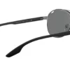 Prada Sport PS52VS Matte Gunmetal / Dark Grey Mirror Blue/Red