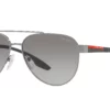 Prada Sport PS54TS Gunmetal / Grey Gradient
