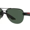 Prada Sport PS55YS Matte Black / Green Tuning