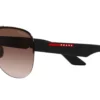 Prada Sport PS55YS Gunmetal / Brown Gradient