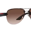 Prada Sport PS55YS Gunmetal / Brown Gradient