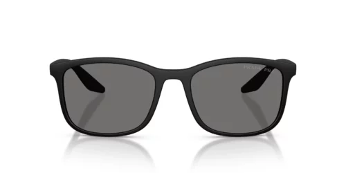 DG002G - Rubbered Black frame / Dark Grey Polarized lenses