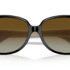 Ralph RA5138 Shiny Black On Nude / Polar Gradient Brown