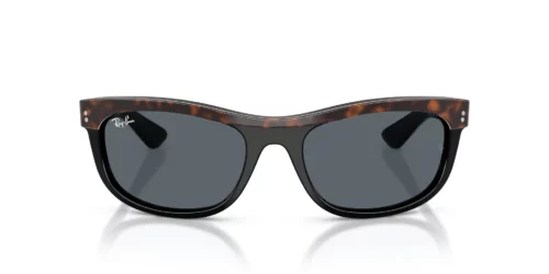1441R5 - Havana On Black frame / Blue lenses