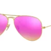 Ray-Ban Aviator Stor metall RB3025 Fuxia 112/4T