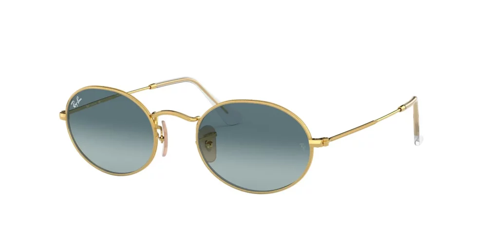 Ray-Ban Oval RB3547 Modrý gradient
