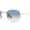 Ray-Ban Hexagonal RB3548 Světle modrý gradient