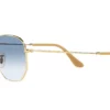 Ray-Ban Hexagonal RB3548 Světle modrý gradient