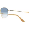 Ray-Ban Hexagonal RB3548 Světle modrý gradient