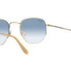 Ray-Ban Hexagonal RB3548 Světle modrý gradient