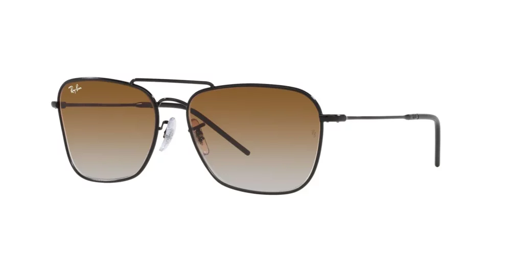 Slnečné okuliare Ray-Ban Caravan Reverse RBR0102S Hnedé