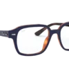 Ray-Ban RX-5382 Blauw Op Havana Rood