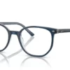 Ray-Ban Elliot RX5397 Modré na Priehľadnom Modrom Obrube