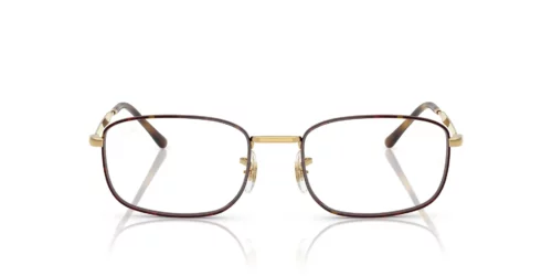 3177 - Havana On Arista Gold frame / Clear lenses