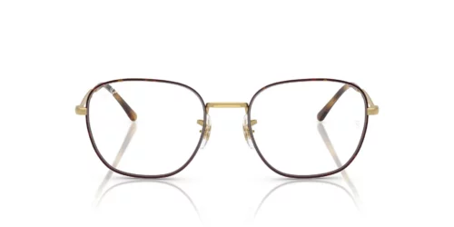3188 - Matt Havana na matných brýlích Arista Gold / čiré čočky
