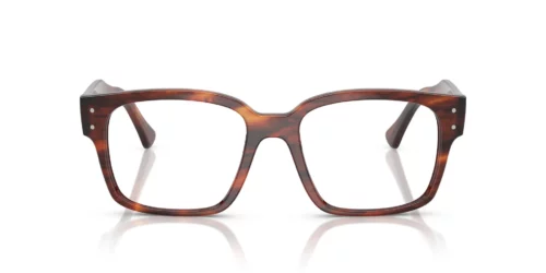 8315 - Striped Havana frame / Clear lenses