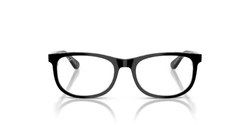 3529 - Black On Transparent frame / Clear lenses