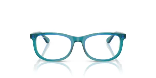 3996 - Transparent Blue & Green frame / Clear lenses