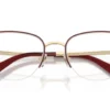 Swarovski  SK1023 Pale Gold/Burgundy Gunmetal Frame