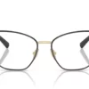 Tiffany  TF1166 Black On Pale Gold Frame