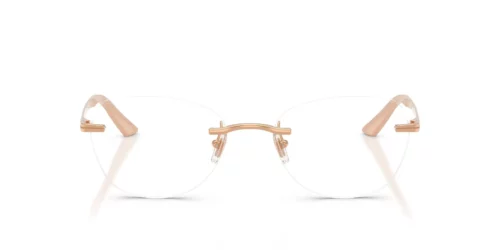 1412 - Monture or rose / Verres transparents